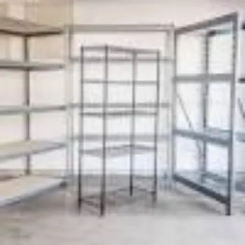 Polished Stainless Steel Shelves