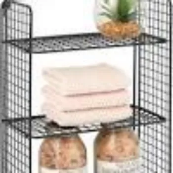 Polished Stainless Steel Shelves