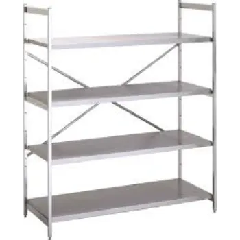 Polished Stainless Steel Shelves