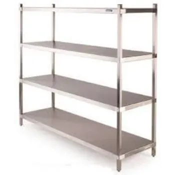 Polished Stainless Steel Shelves