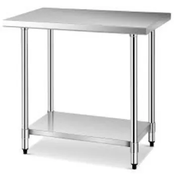 Polished Stainless Steel Table