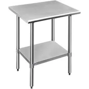Polished Stainless Steel Table