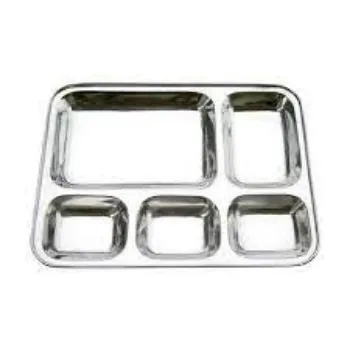 Natural Stainless Steel Thali