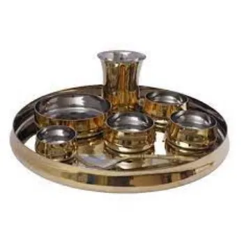 Solid Stainless Steel Thali