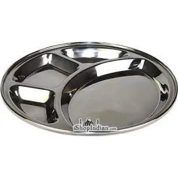  Natural Stainless Steel Thali