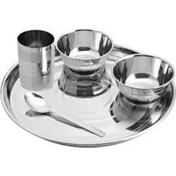 Solid Stainless Steel Thali