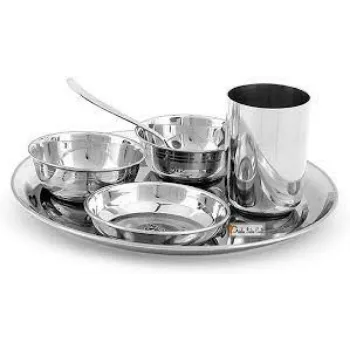 Solid Stainless Steel Thali