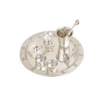 Pure Metal Stainless Steel Thali
