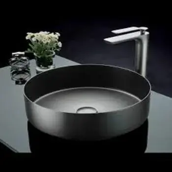 Black Stainless Steel Wash Basin