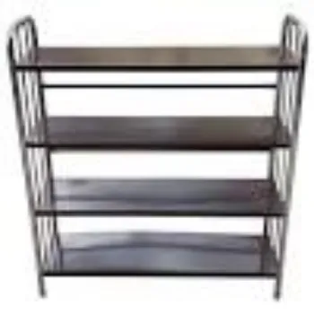 Polished Steel Bookshelf