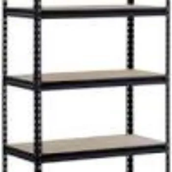 Polished Steel Bookshelf