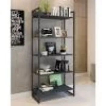 Polished Steel Bookshelf