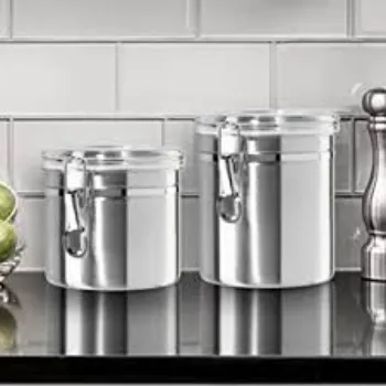 Natural Finishing Steel Canister
