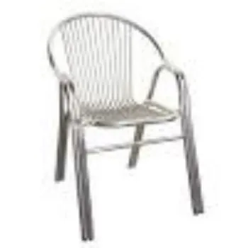 Polished Steel Chair