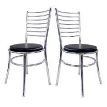 Polished Steel Chair