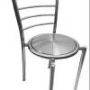 Polished Steel Chair