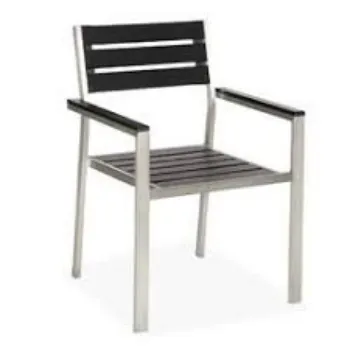Polished Steel Chair