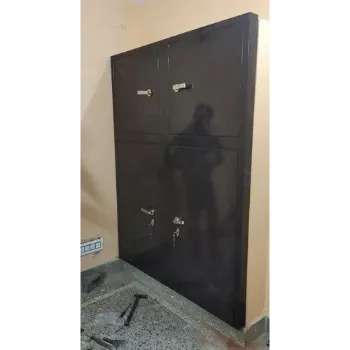 Polished Steel Cupboard