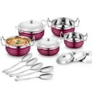 King Stainless Steel Dinner Set