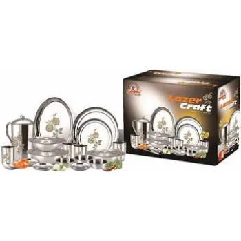 Classic Steel Dinner Set