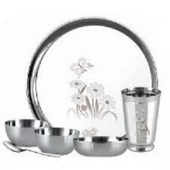 Wonder World Steel Dinner Set