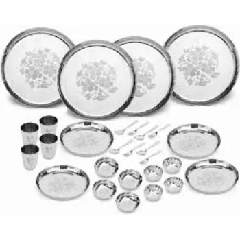 Designer Steel Dinner Set