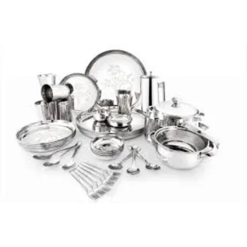 Shivansh Steel Dinner Set