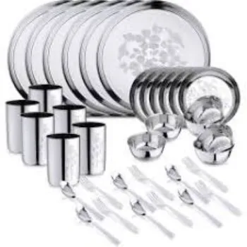 Swara Steel Dinner Set