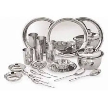 PI Stainless Steel Dinner Set