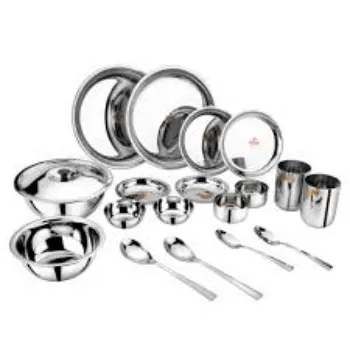 Fancy Steel Dinner Set