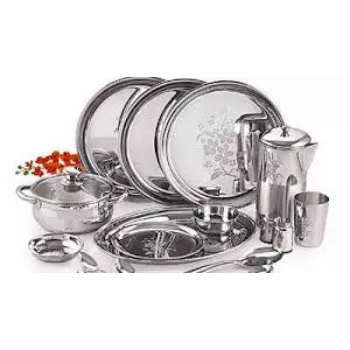 Indian Stainless Steel Dinner Set