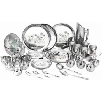 Steel Dinner Set