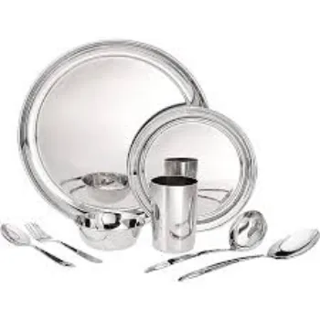 Gorgeous Steel Dinner Set