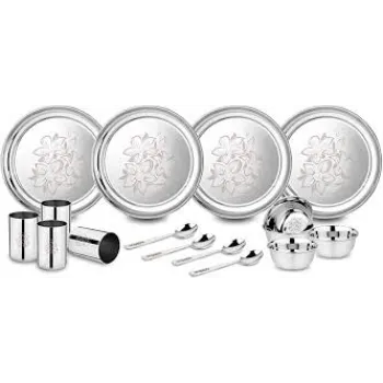 Fancy Stainless Steel Dinner Set