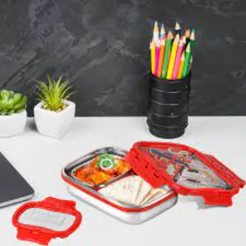 Cherrybox Steel Lunch Box