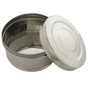 Natural Finishing  Steel Lunch Box