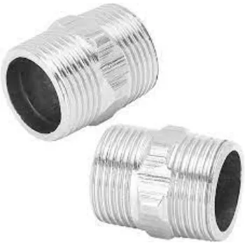 Steel Threaded Pipe Fittings  Silver Color 