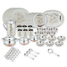 24 Stainless Steel Dinner Set