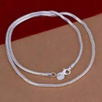 Modern Sterling Silver Chain