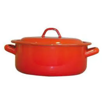 Stew Pot  Red Colors 