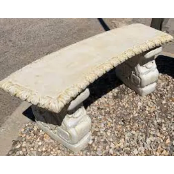 Accurate Dimension Stone Garden Bench