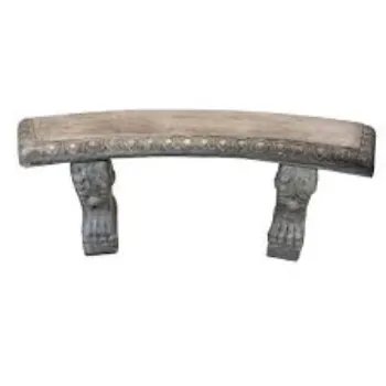 Antique Stone Garden Bench