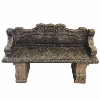 Designer Stone Garden Bench