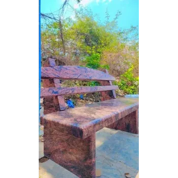 Plain Stone Garden Bench