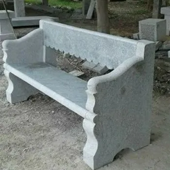 Designer Stone Garden Bench