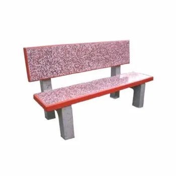 Doted Stone Garden Bench