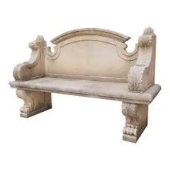 Durable Stone Garden Bench