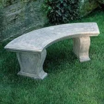 Durable Stone Garden Bench