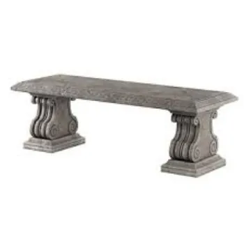 Attractive Designs Stone Garden Bench
