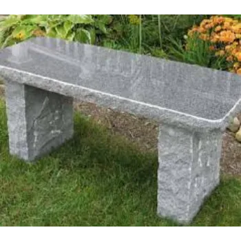 Rectangle Stone Garden Bench
